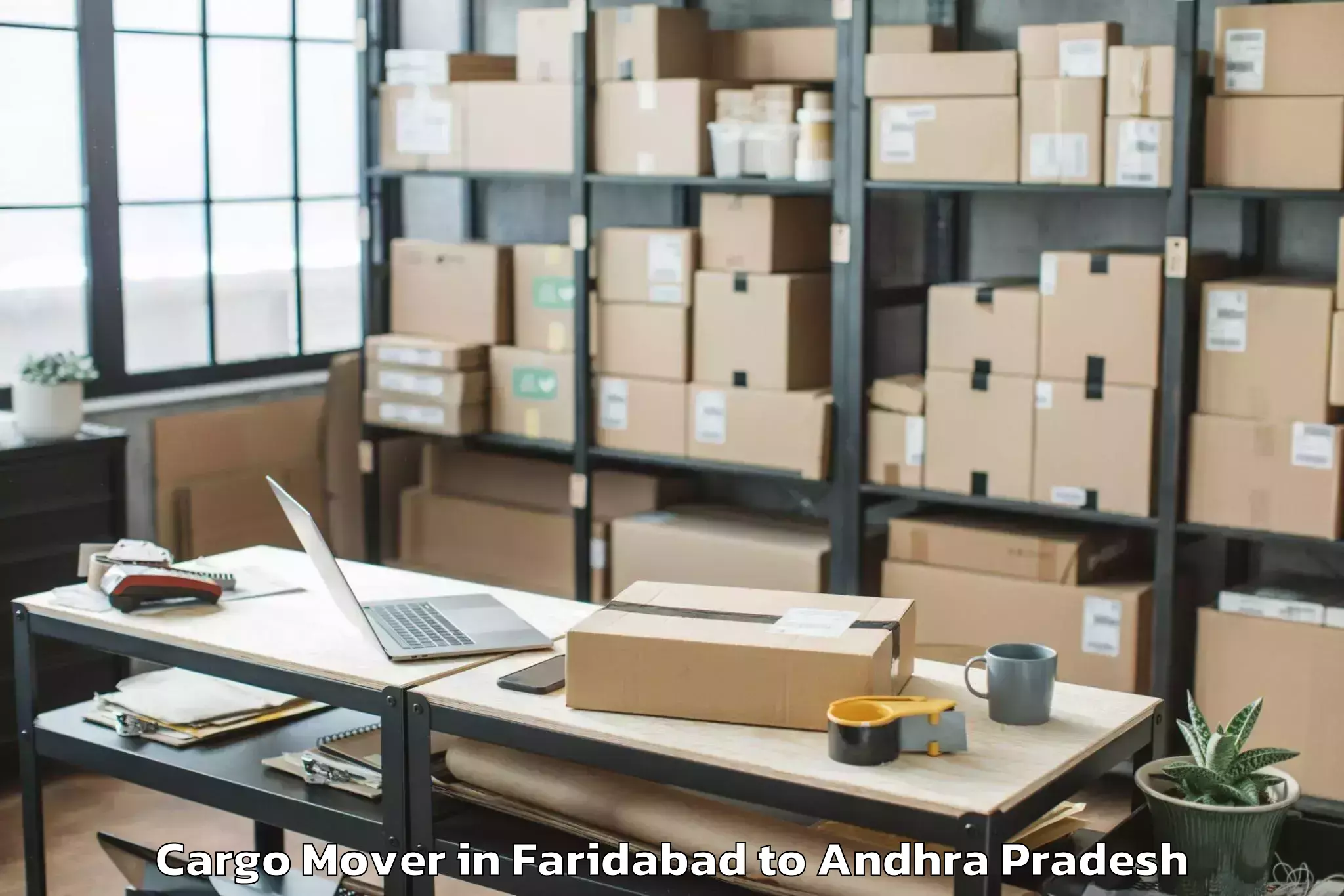 Faridabad to Jaggaiahpet Cargo Mover Booking